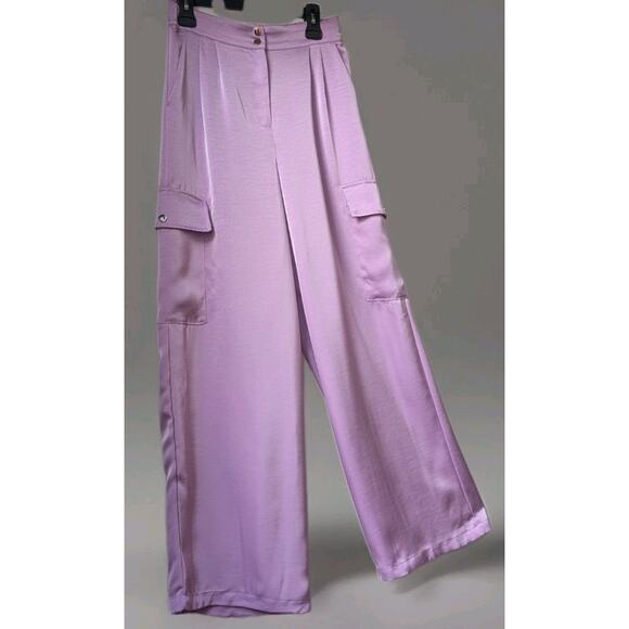 House Of Harlow 1960 Cargo Wide Leg Pants High Waist Baggy Festival Size Medium - Picture 1 of 8